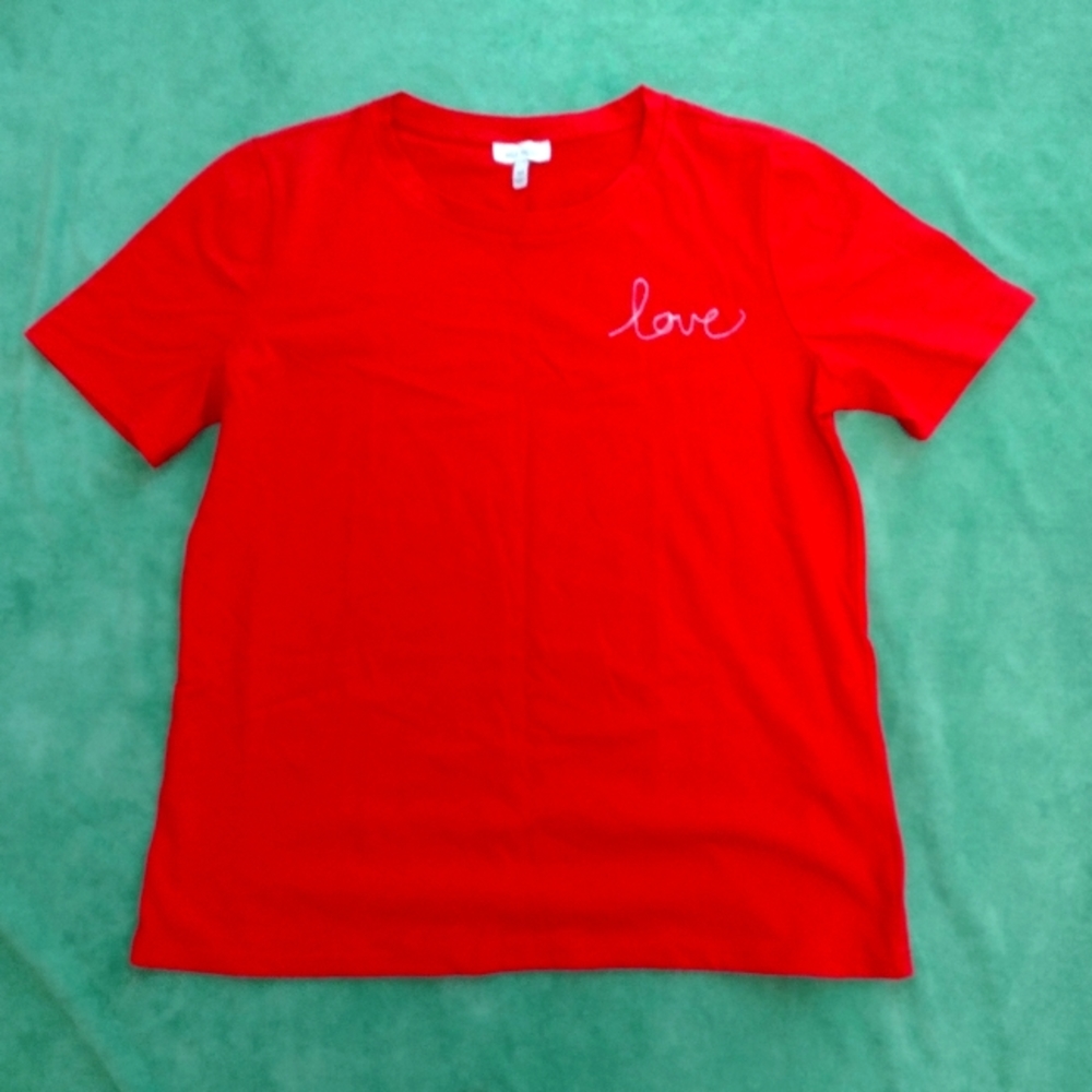 Ella Moss M "love" shirt
